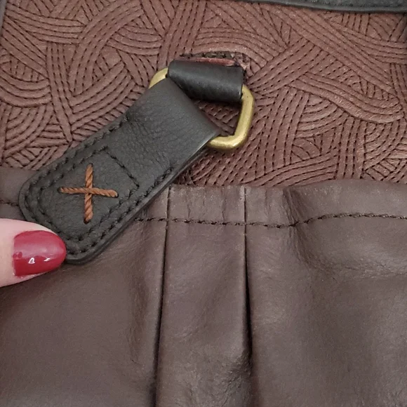 Brown The Sak Leather Crossbody - Picture 9 of 11